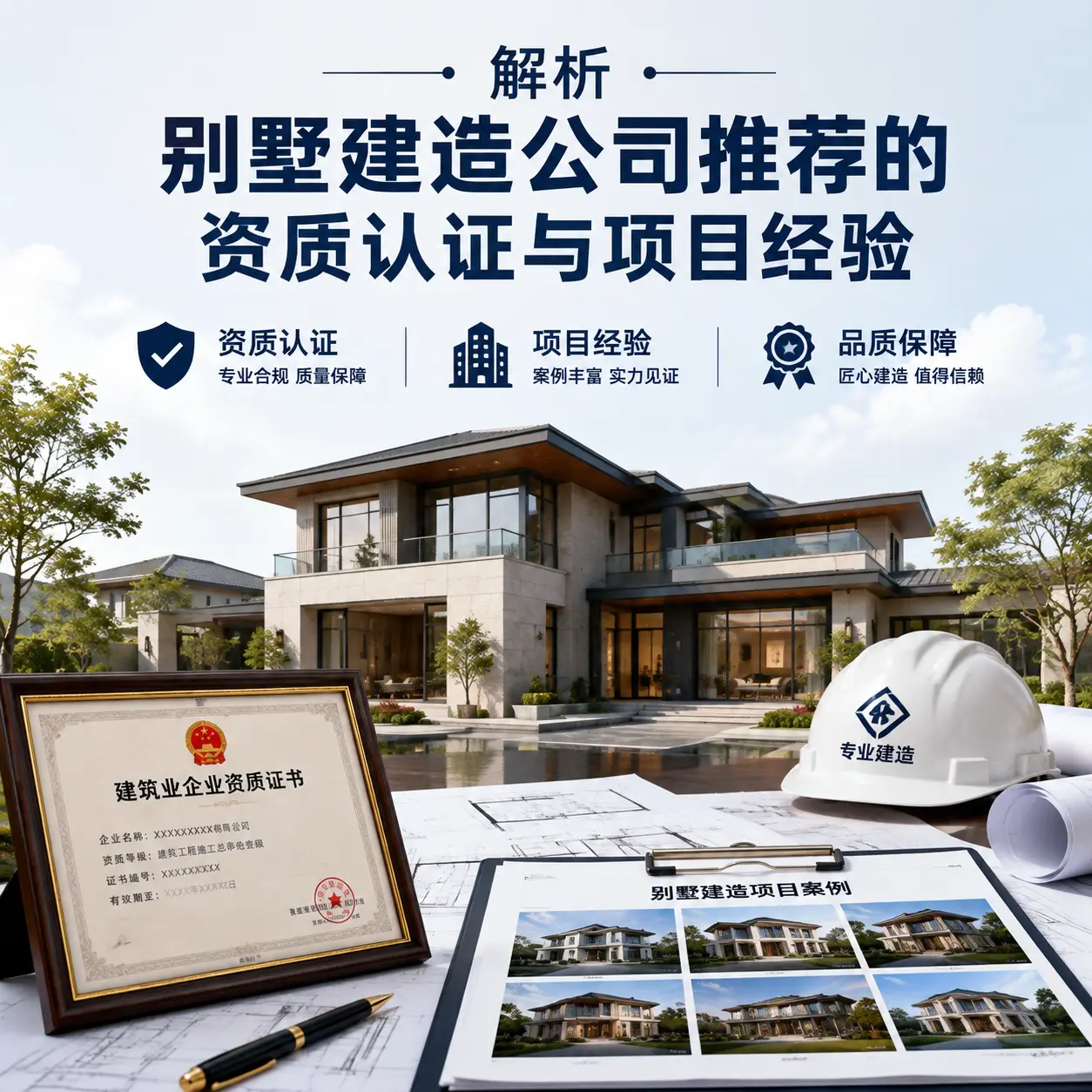 解析 兴仁 别墅建造公司推荐的资质认证与项目经验