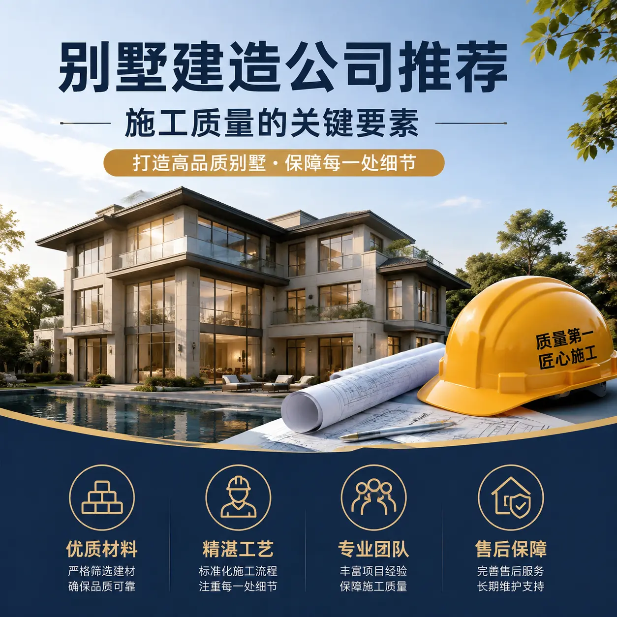 别墅建造公司推荐： 兴仁 施工质量的关键要素