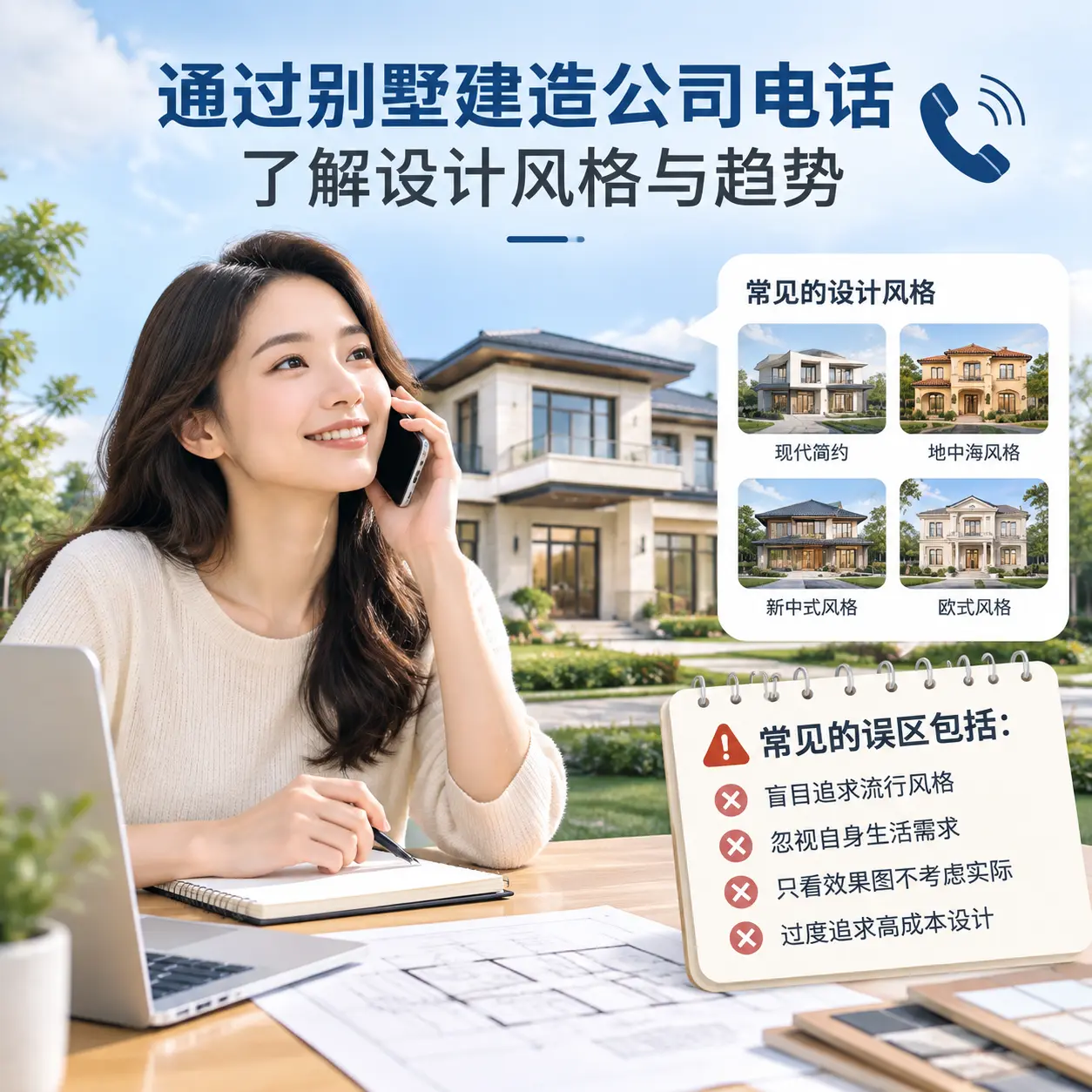 通过别墅建造公司电话了解设计风格与趋势