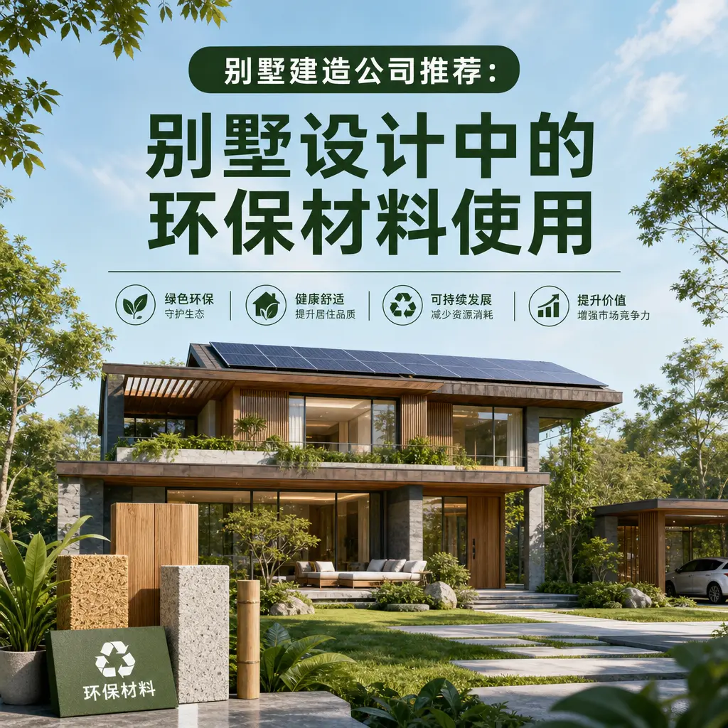 别墅建造公司推荐: 兴仁 别墅设计中的环保材料使用
