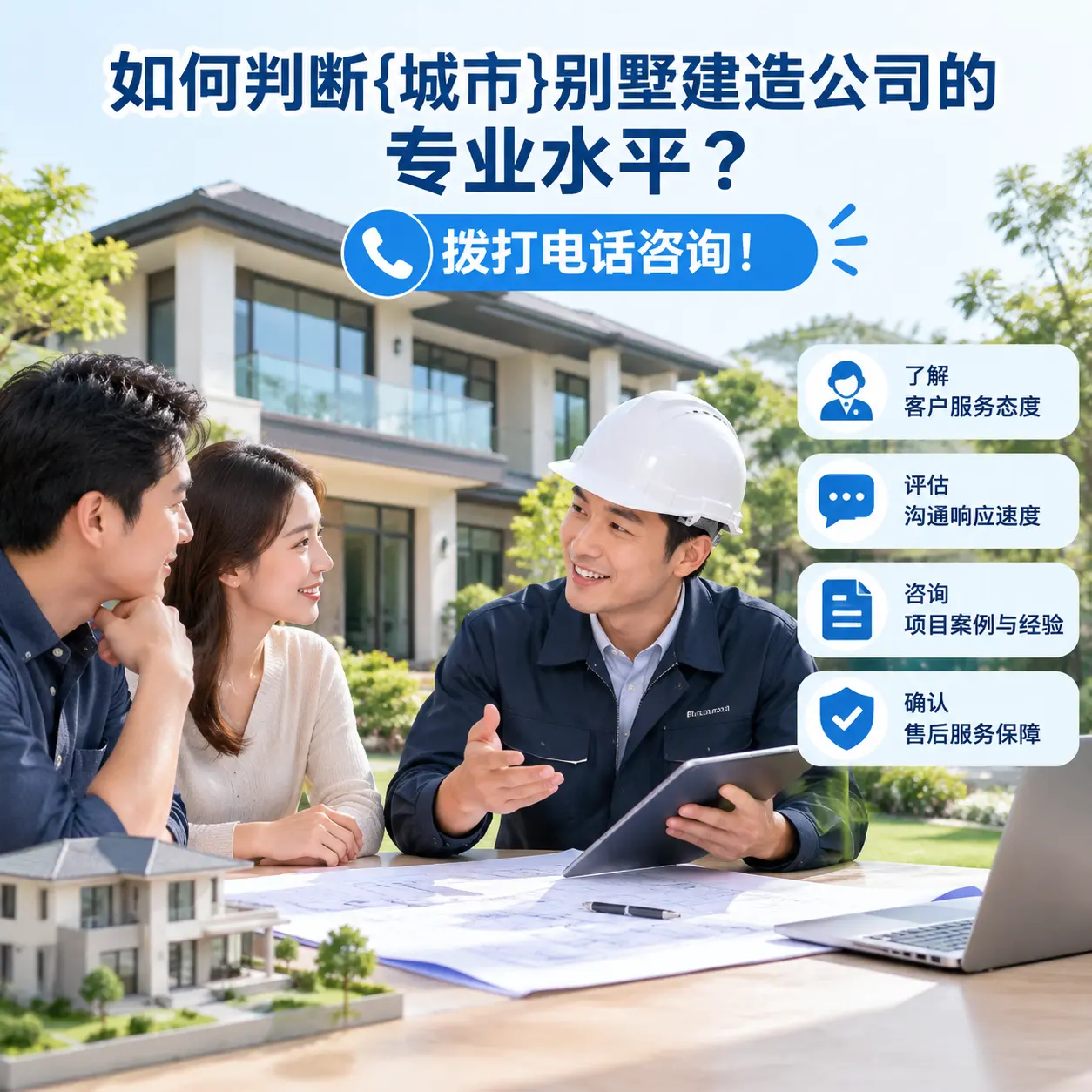 如何判断兴仁别墅建造公司的专业水平？拨打电话咨询！